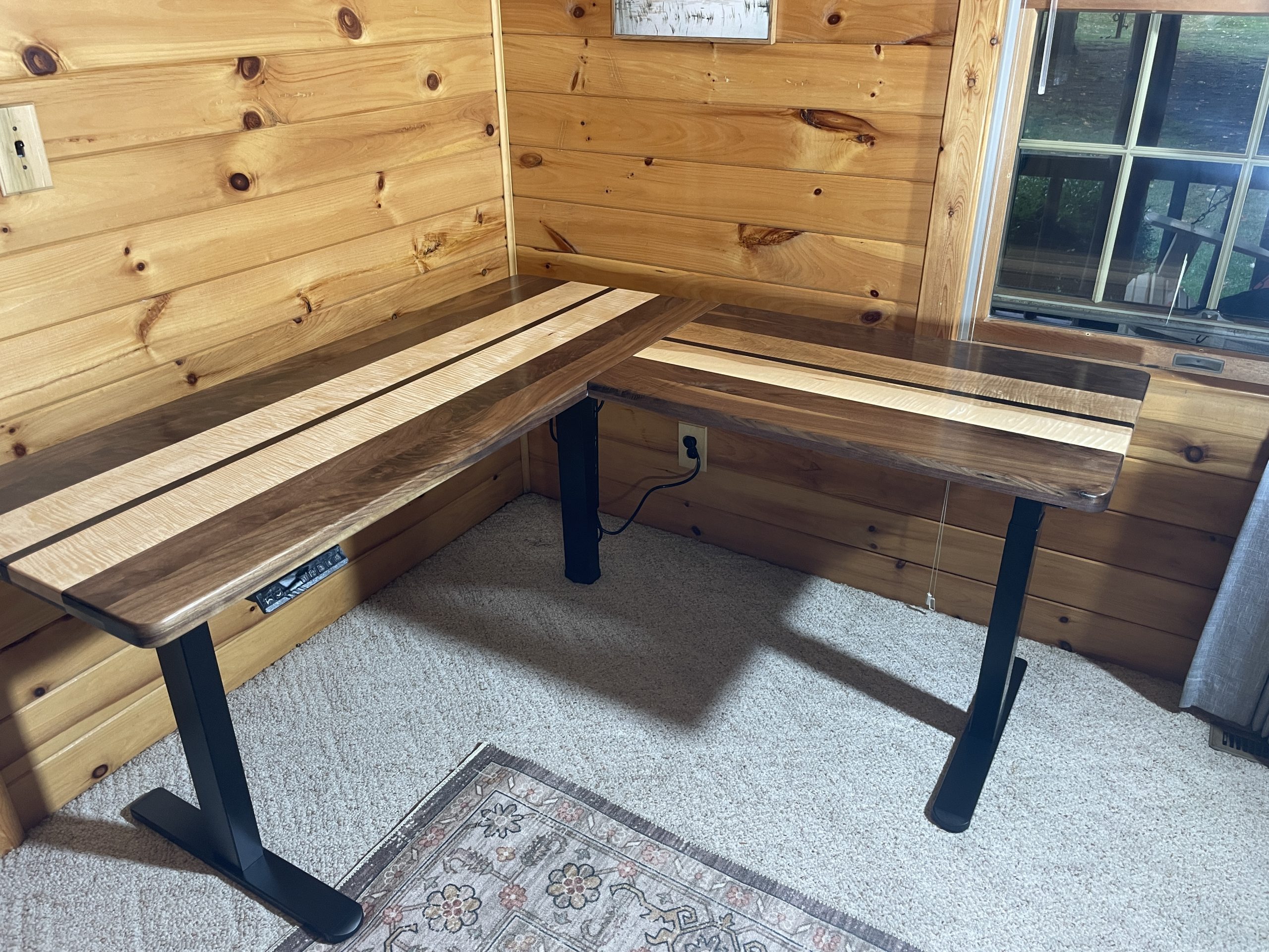 Executive Corner Sit-Stand Desk